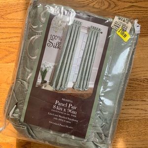 NEW silk curtain panels